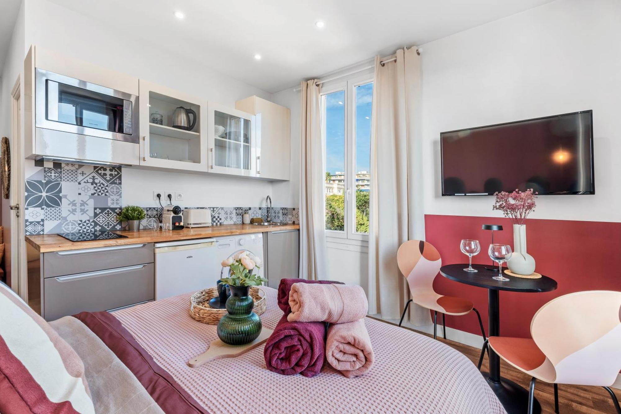 Nice Renting - Cambrai03 - Seaside Studio On The Promenade Des Anglais Exterior photo